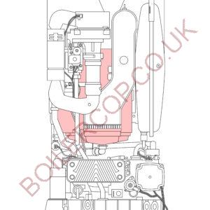 0020195460 - VAILLANT - EcoFIT VU - EcoFIT Pure 412 VU 126/6-3 OV - Heat Exchanger